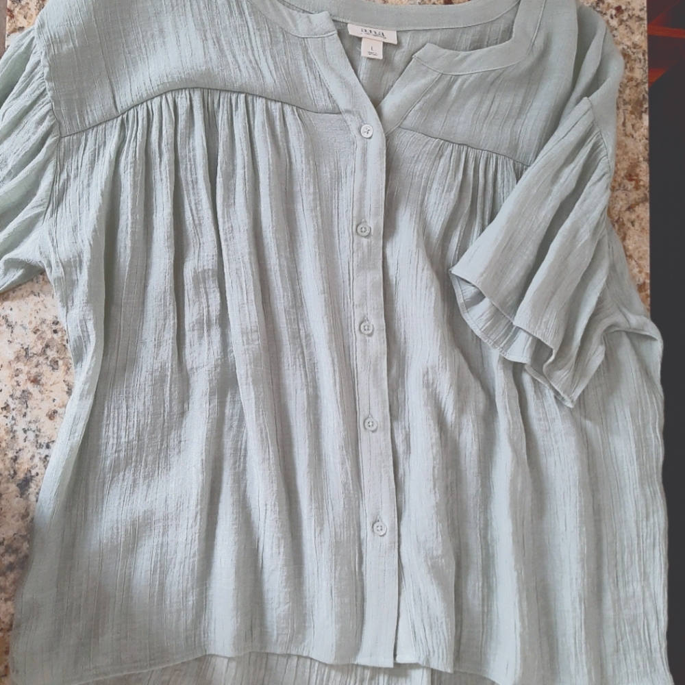 Light Sage Green Top